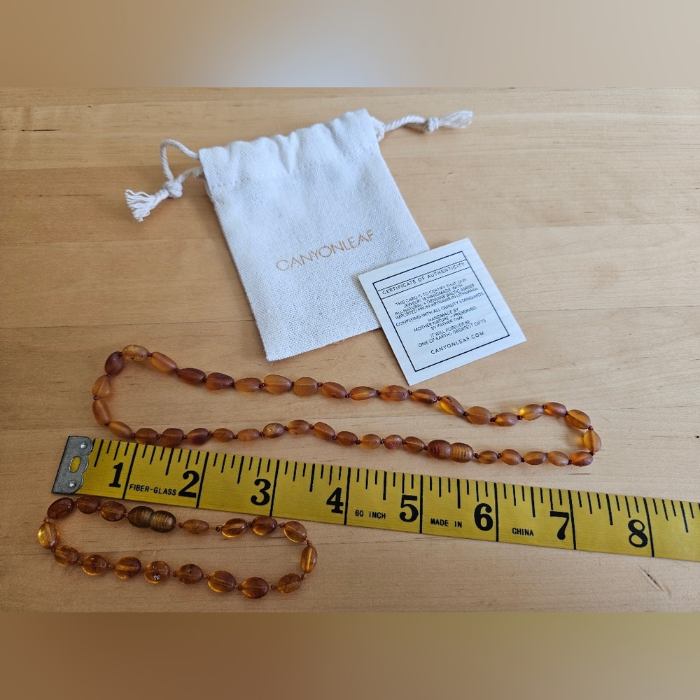 CanyonLeaf Amber Necklace